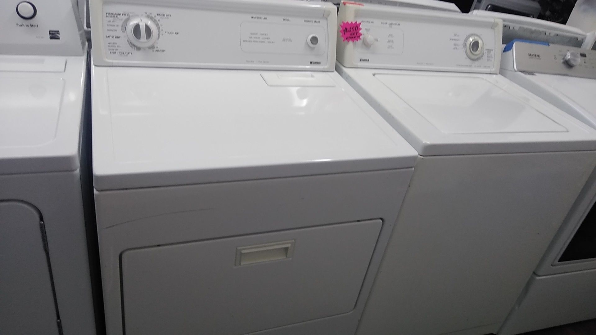 Kenmore washer and dryer