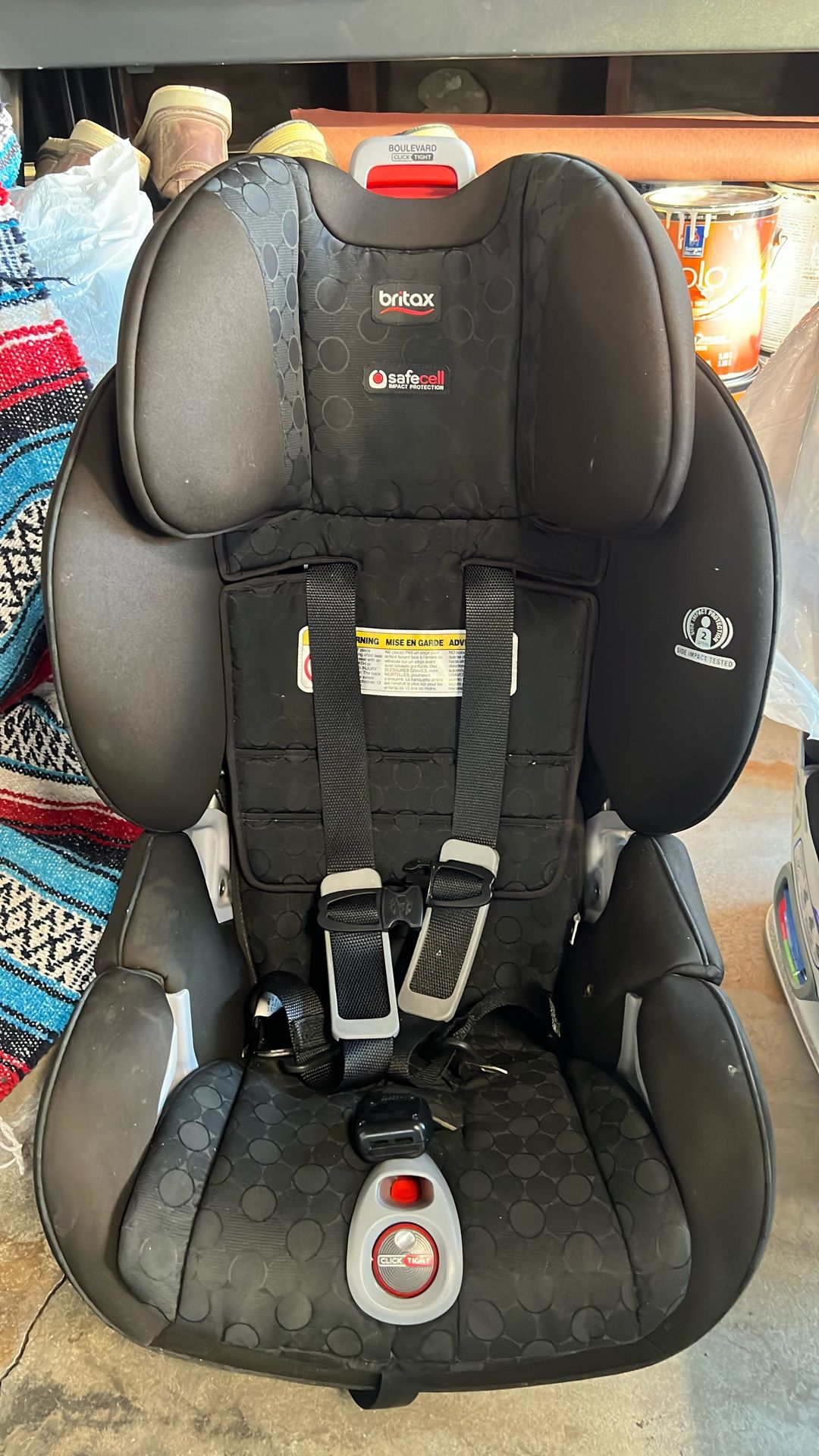 Manual Britax Boulevard Clicktight Britax Boulevard ClickTight Black Car  Seat