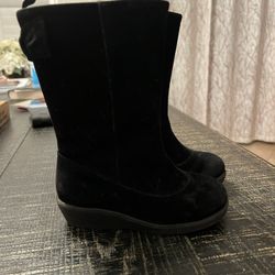 Toddler Girl Boots Black Size 10