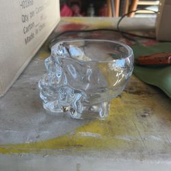 12oz Skull Glass