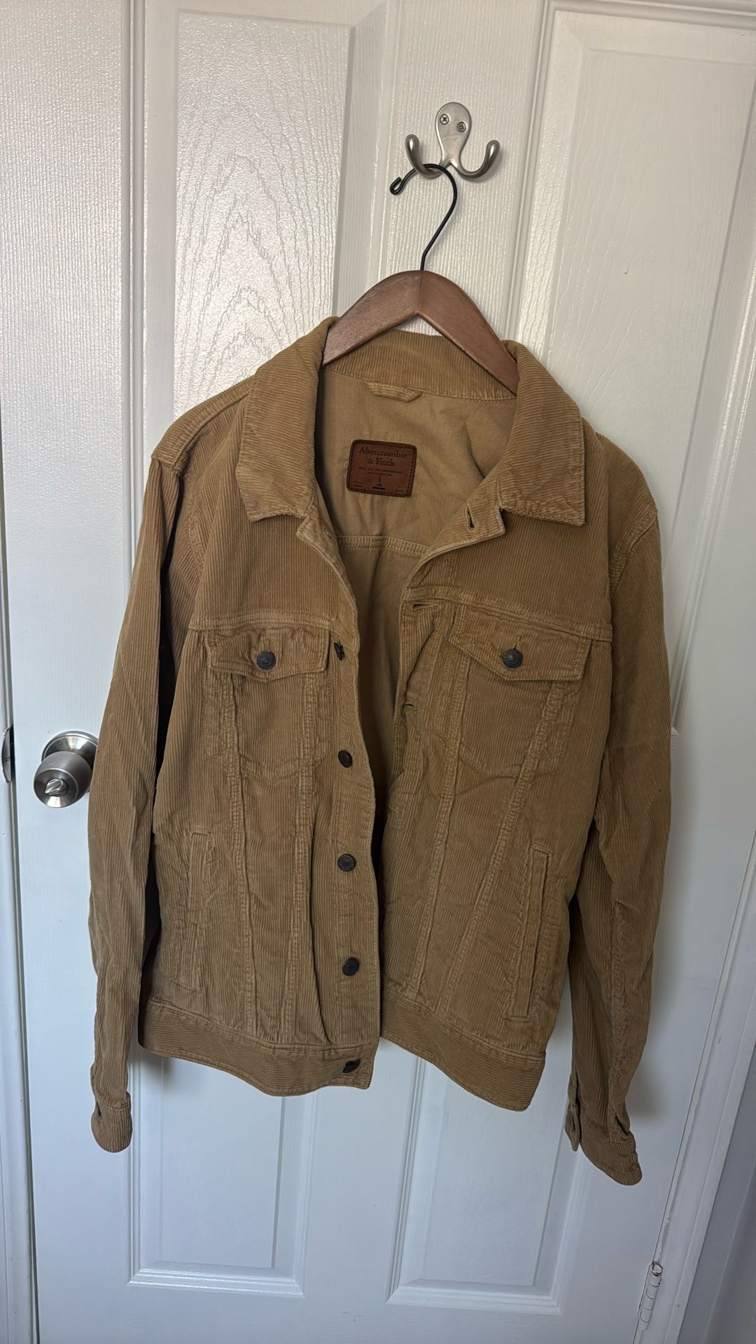 Men’s Corduroy Brown Jacket Size L