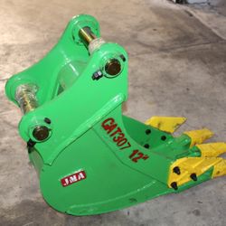Mini Excavator CAT-307 Bucket GP 12-inch width.