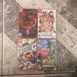 Nintendo switch games 45$ each