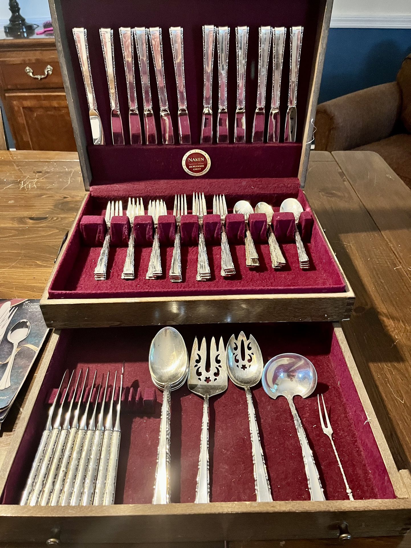 Madrigal by Lunt Sterling Silver Flatware Set For 12 Service 65 Pieces