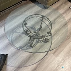 Glass Top Coffee Table