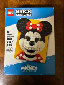Lego Minnie Mouse Brick Sketches