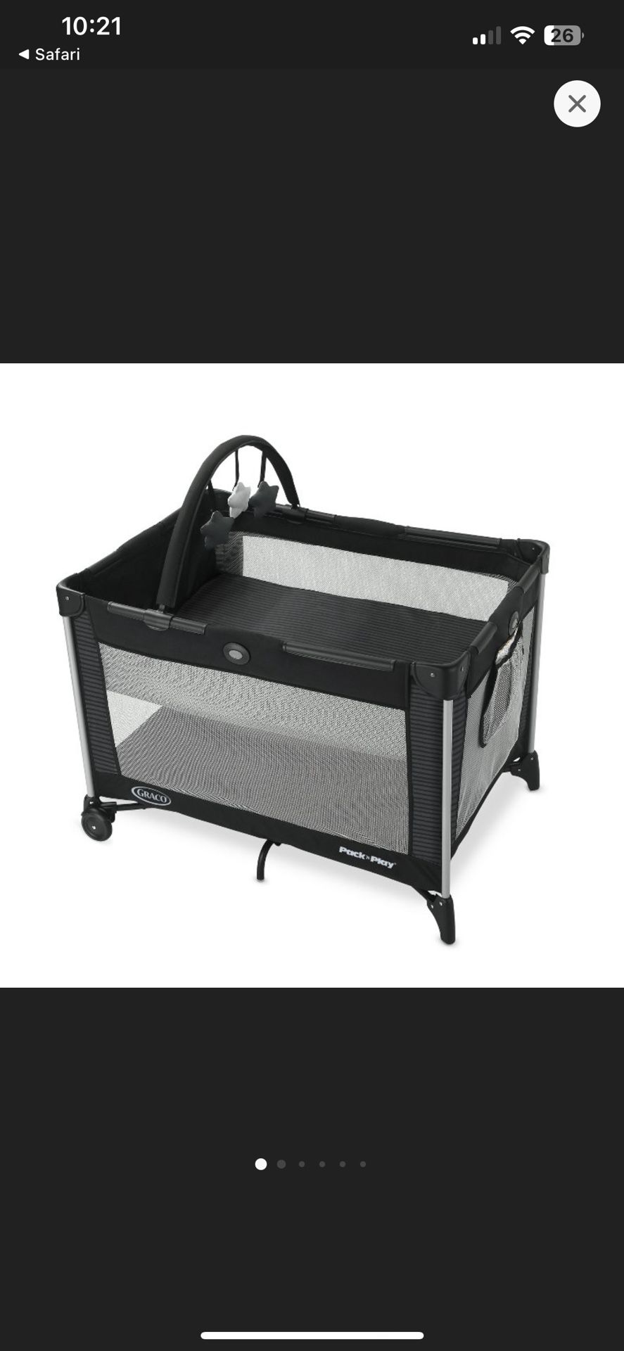 Foldable Graco Pack N Play