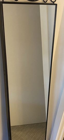Tall Black Frame Body Mirror