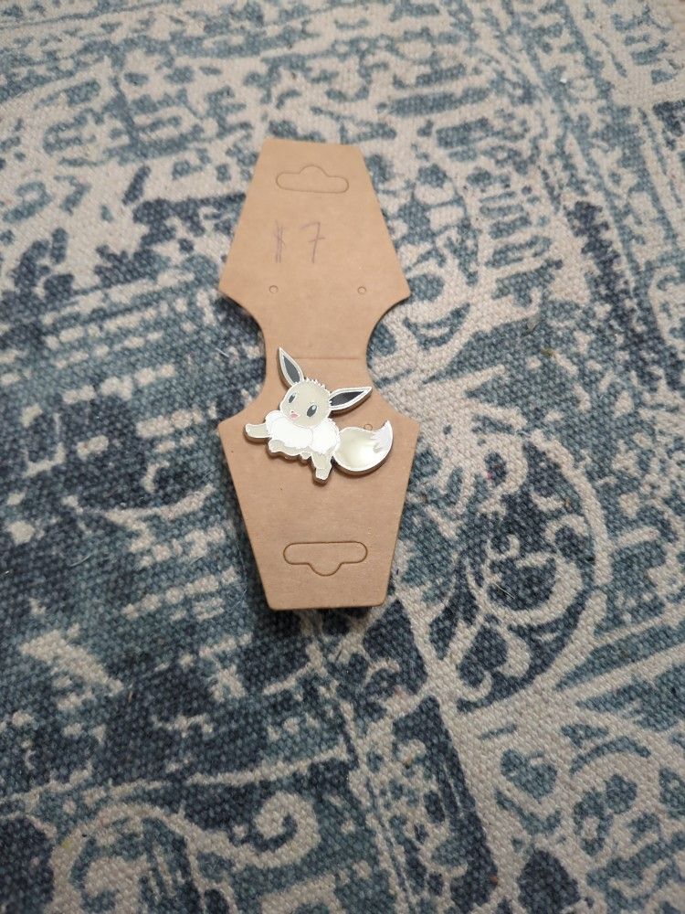 Shiny Eevee Pokemon Enamel Pin