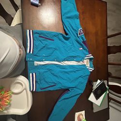 NBA AUTHENTIC WARM UP JACKET CHARLOTTE HORNETS 1996-97