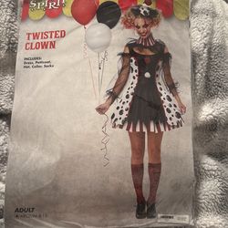 Women’s Clown Costume sz Medium