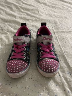 Skechers Twinkle Toes Heart Low Top Sneakers 