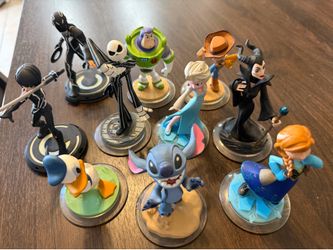 Disney Infinity Character Lot – Frozen, Toy Story, Stitch, Nightmare Before Christmas, Tron Bundle