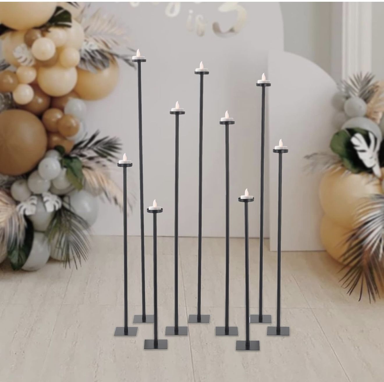 DIY Candle Stands And Flameless Candles