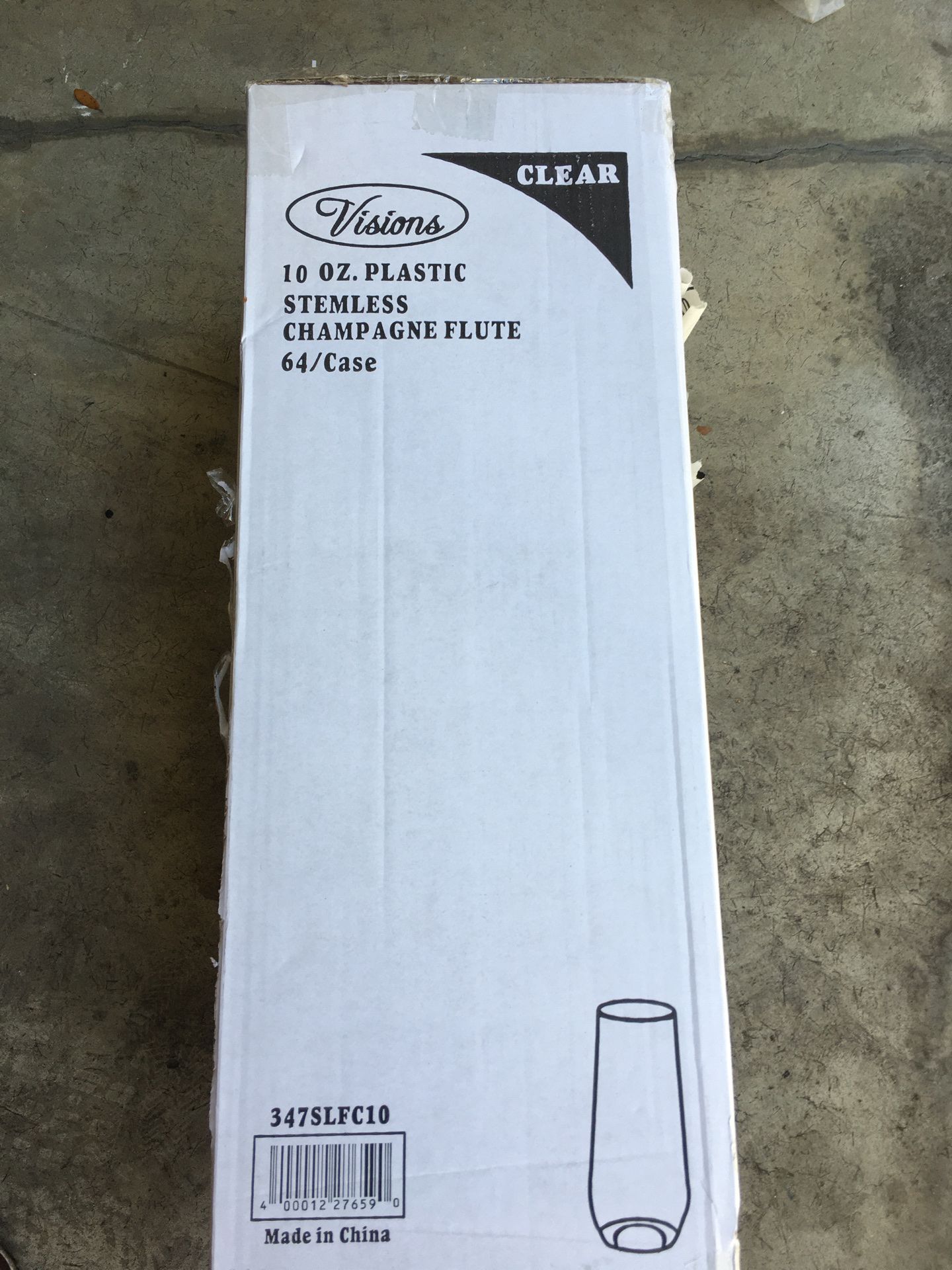 Champagne flutes 10 is, plastic, NEW!! Wedding leftover