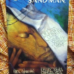The Sandman Fantasy Comic Short Stories Vintage Art Reading By Neil Gaiman 