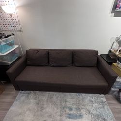 IKEA FRIHETEN Queen Sleeper Sofa – Pull Out Bed – Brown