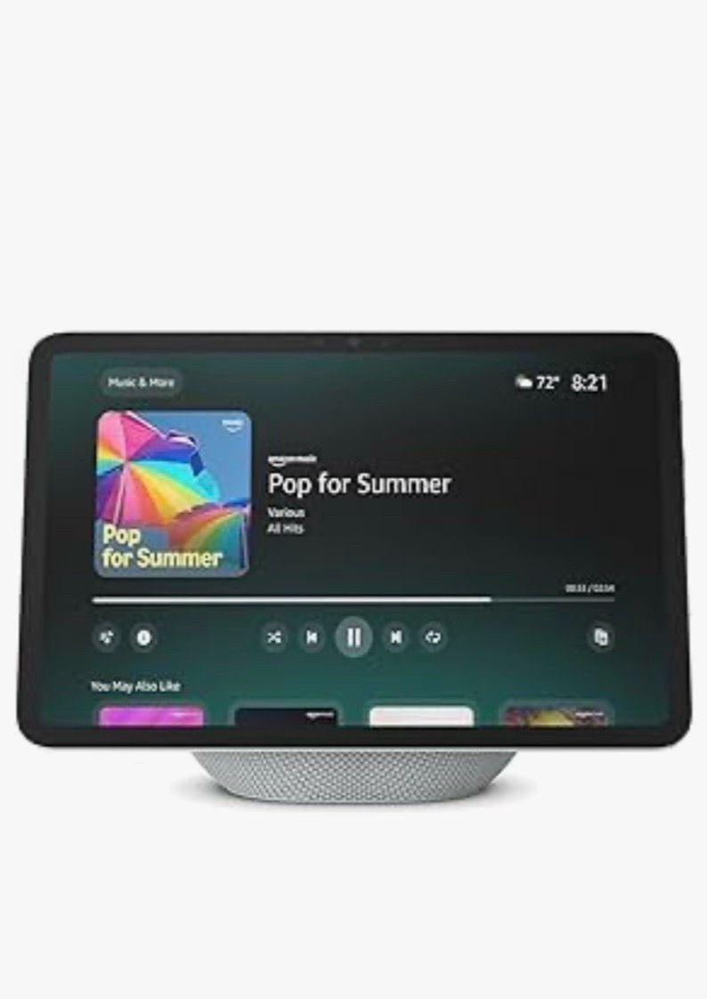 Amazon Echo Show 11 (newest model), Vibrant Full-HD 11" display with more viewing area and spatial audio, Designed for Alexa+, Glacier White