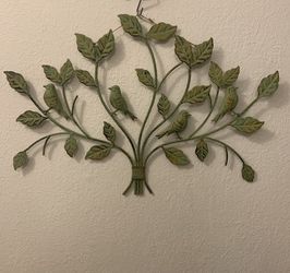Metal Wall Decoration With Birds 