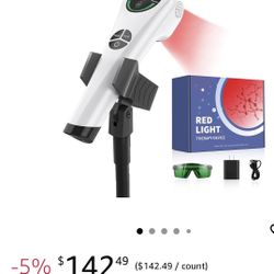 Handheld Red Light Device - 650nm & 808nm Dual Wave Rechargeable, Portable Cold Laser