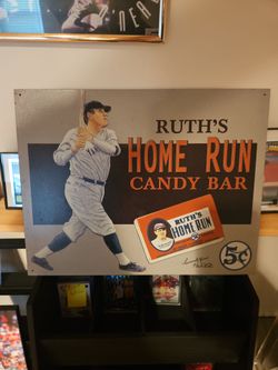 Babe Ruth metal sign
