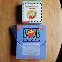 Bob Books K-1 Sight Words and Scholastic Phonics Readers