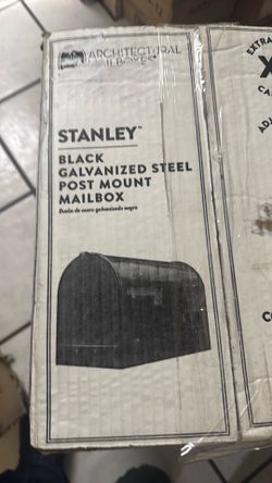 XL BLACK MAIL BOX NEW