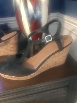 Black Franco Sarto summer sandals size 9 1/2