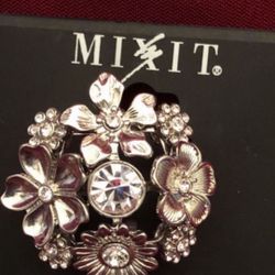 MiXit Adjustable flowered, Ring