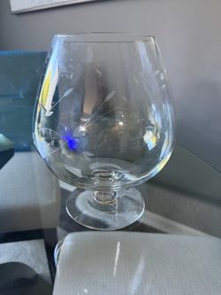 Vintage Crystal Brandy Snifter.