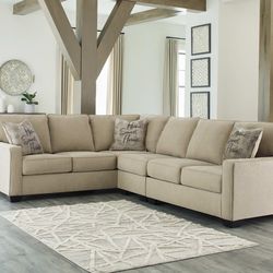 Ashley Home Stores Lucina Wire Left 3 Piece Sectional