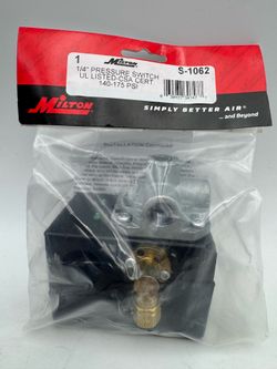 Milton S-1062 Heavy Duty Compressor 1/4” Pressure Switch 140-175 PSI