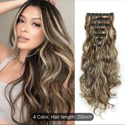 7 Pieces Extension Brand New Synthetic