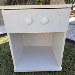 Nightstand End Table Bedside Cupboard with Drawer 