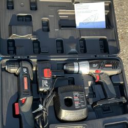 Craftsman Right Angle 19.2V Cordless Drill & 1/2” Drill