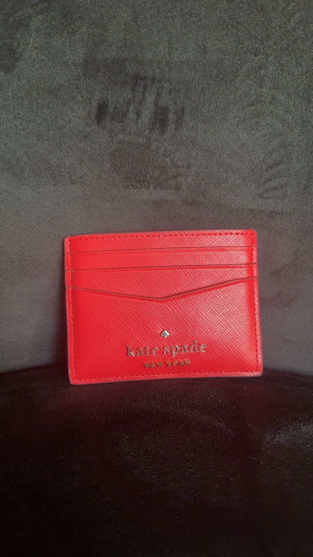 Red Kate Spade Card Holder