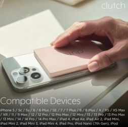 Clutch Pro 5000mAh  Magnetic Power Bank w/ Built-In Cable