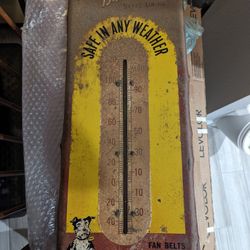 Vintage Advertising Brake Thermometer