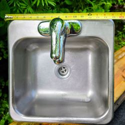 15 inch outdoor stainless steel sink