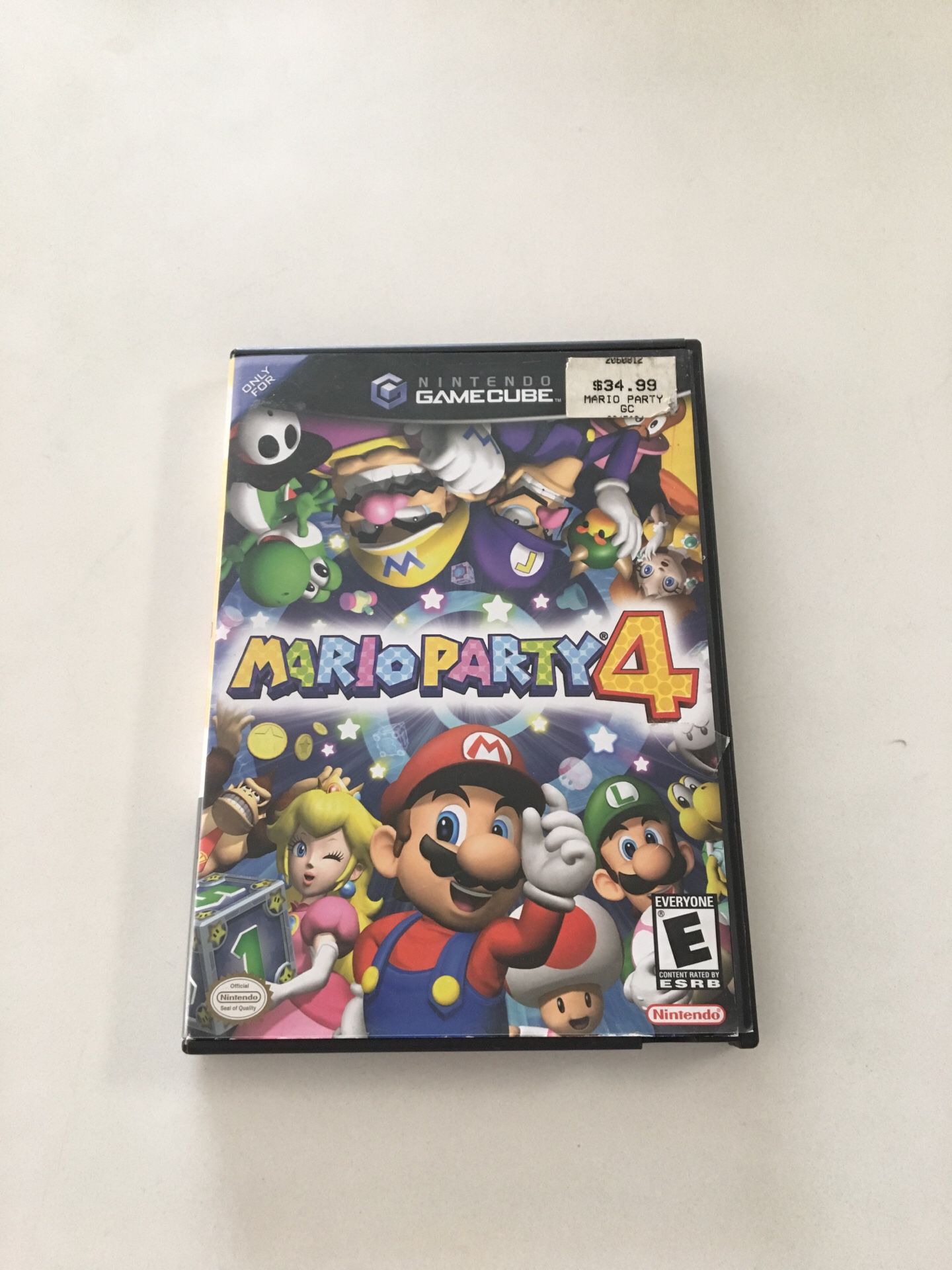Mario Party 4 Nintendo GameCube mint condition Works Tested hard cover brand new game cube