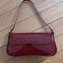 Red handbag