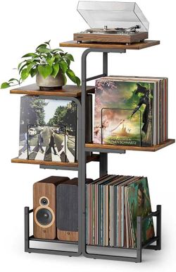 Planter Record Player Stand