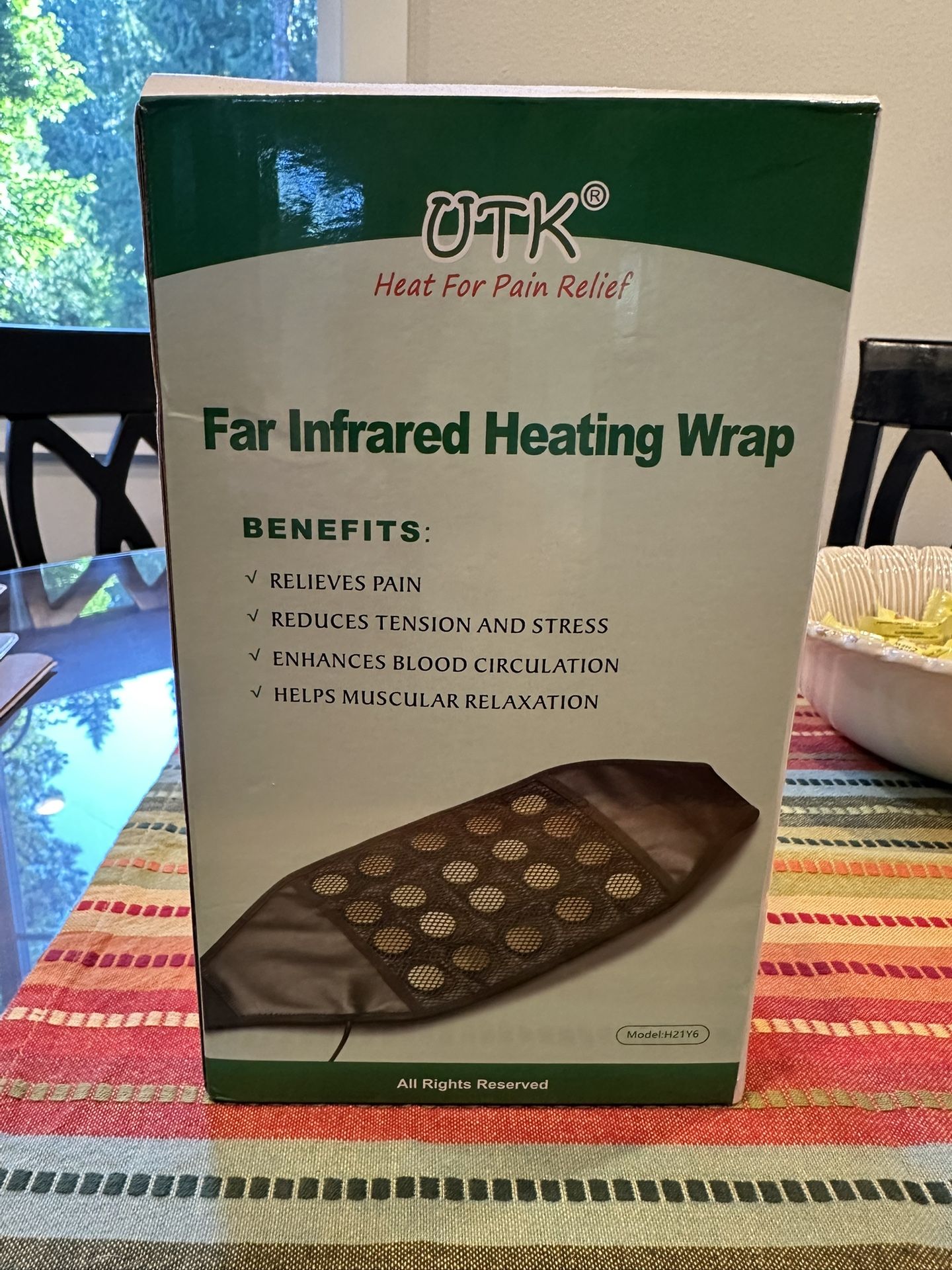 Infrared And Stone Heat Wrap