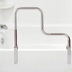 Grab Bar: Bathtub and Shower Handle, Grab Bar, Safety Rail, For Safety and Stability, Rust Resistant, Chrome