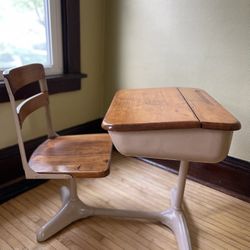 Vintage School Desk