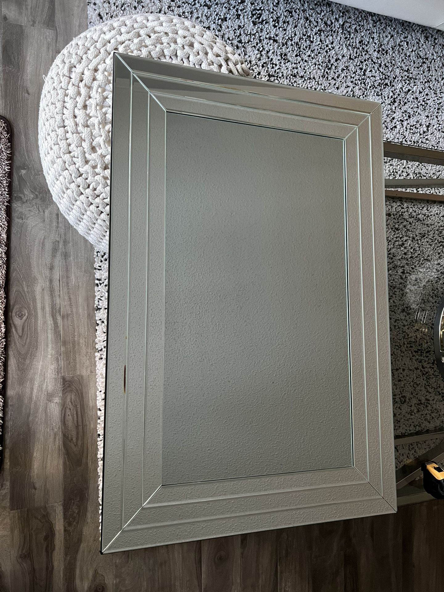Accent Glass Framed Wall Mirror Mirrors