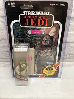 Star Wars Vintage Lumat  1984 W/ Cardback POTF Last 17 Kenner Action Figure