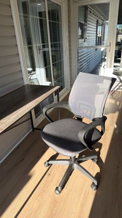Desk and chair