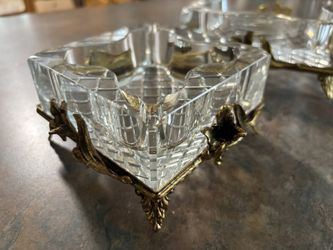 HOLLYWOOD REGENCY DESIGN ASH TRAYS