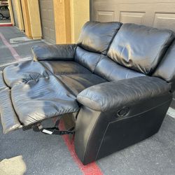 Black Leather Couch